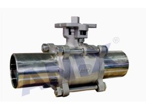 Sanitary high platform polishing ball valve inside and outside