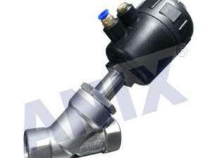 High performance pneumatic stainless steel Angle seat valve